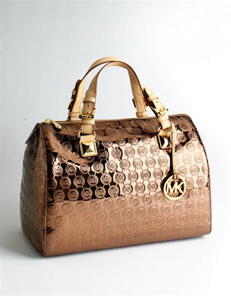 small grayson satchel michael kors|Michael Kors large satchel bag.